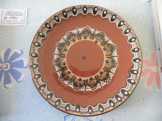  Retró kerámia Népművészeti  tányér bolgár