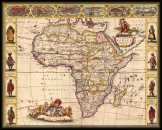 Afrika térkép (De Wit)latin nyelvű 