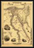 Egyiptom térkép 1850