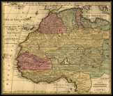 Nyugat-Afrika térkép 1742 latin nyelvű 