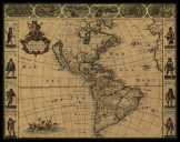 Amerika térkép 1660 