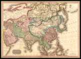 Ázsia térkép 1818