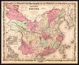 Kína térkép 1862 térkép 