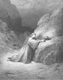 A bűnbánó Mária Magdolna Bibliai jelent az Újszövetségből metszeten