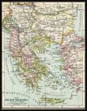 Balkán térkép 1919  