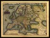 Európa térkép 1570 latin nyelvű 