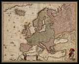 Európa térkép 1600 latin nyelvű 