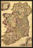 Írország térkép 1780 latin nyelvű 