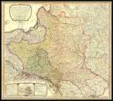 Lengyelország térkép 1799 angol nyelvű 