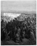 A keresztes sereg elöszőr pillantja meg Jeruzsálemet