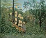  Henri Rousseau: Trópusi erdő vászonnyomat poszter