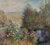 Claude Monet: A Montgeron park vászonnyomat poszter