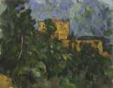 Paul Cezanne: Chateau Noir művészi vászonnyomat poszter