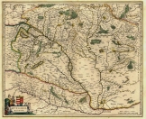 Nagy- Magyarország térkép 1647 latin nyelvű 