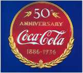 50 Anniversary Coca-Cola 1886-1936 poszter