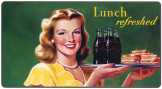 Coca-Cola lunch refreshed poszter
