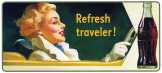 Coca-Cola refreshed traveler poszter