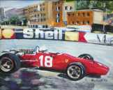 Ferrari Forma-1 versenyautó poszter 