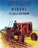 Normag traktor diesel 17,24 33 PS/HP traktoros poszter