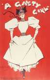 "A gaety girl" Audly Hardly London angol reklámplakát 