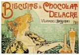 Belga csokoládés szecessziós reklámplakát reprodukció poszter vászonnyomat 
