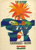 Ferienparadies-Balaton retro plakát