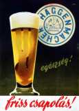 Heggenmacher sör friss csapolás plakát