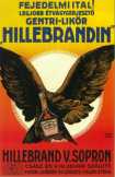 Hillebrandin likőr 1905 nosztalgia kereskedelmi plakát poszter
