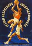 IX. Férfi Kosárlabda Európabajnokság Budapest 1955. június 8-19 Népstadion