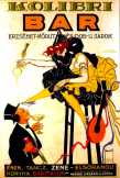 Kolibri Bár 1915 nosztalgia kereskedelmi plakát poszter