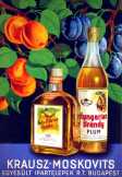 Krausz-Moskovits brandy pálinka plakát