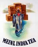 Meinl India Tea elefántos plaká
