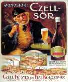 Monostori Czell-sör nosztalgia plakát poszter másolat