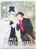 Mothu et Doria, 1896 francia szecessziós reklámplakát 