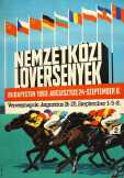 Nemzetközi Lóversenyek 1963. lovas plakát Nemzetközi Lóversenyek 1963. lovas plakát