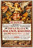 Országos Általános Kiállítás Budapest 1885 plakát