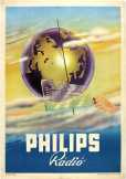 Philips Rádió retro plakát