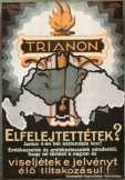Trianon plakát Elfelejtettétek? Trianon emlékplakát