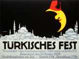 Türkisches Fest Berlin 1909 reklámplakát 