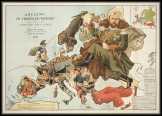 Európa térkép (karikatúra) 1899  angol nyelvű 