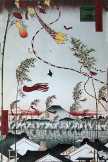 Virágzó város Tanabata fesztivál 1857 tradicionális japán festmény metszet
