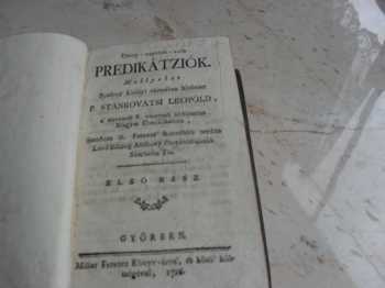 Mennyit ér?  Ünnep-napokra-való PREDIKÁTZIÓK 1788