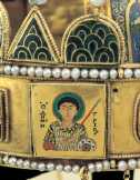 Szent Korona zománcképe Szent Demeter Szent Korona zománcképe Szent Demeter