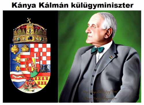 Kánya Kálmán külügyminiszter