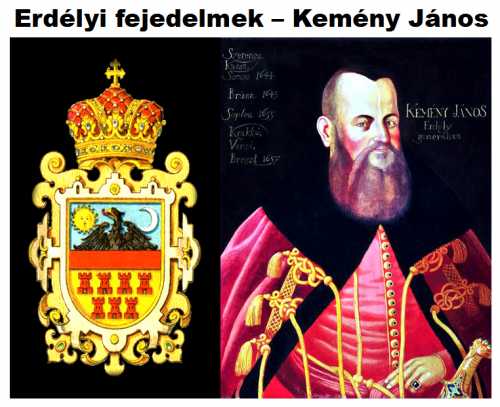 Kemény János erdélyi fejedelem 1661-1662 