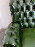 A156 Eredeti chesterfield bőr kanapé