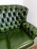 A156 Eredeti chesterfield bőr kanapé