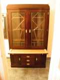 Art deco vitrin, tálalószekrény