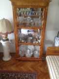 Biedermeier tükrös vitrin