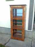Biedermeier tükrös vitrin /INGYEN HÁZHOZSZÁLLÍTÁS/